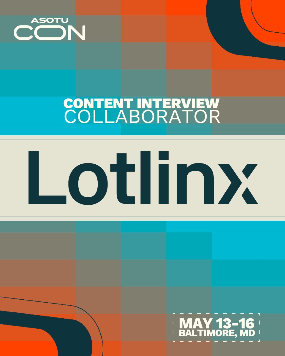 lotlinx's tweet photo. Event season is the best season 😎

And we're excited to announce that we'll be heading to #ASOTUCON to collaborate on some exciting content!

Start mapping out your trip, and stay tuned for new details about the event in the weeks to come...https://t.co/h1iuDoXfUo https://t.co/NtBCJRh5IK