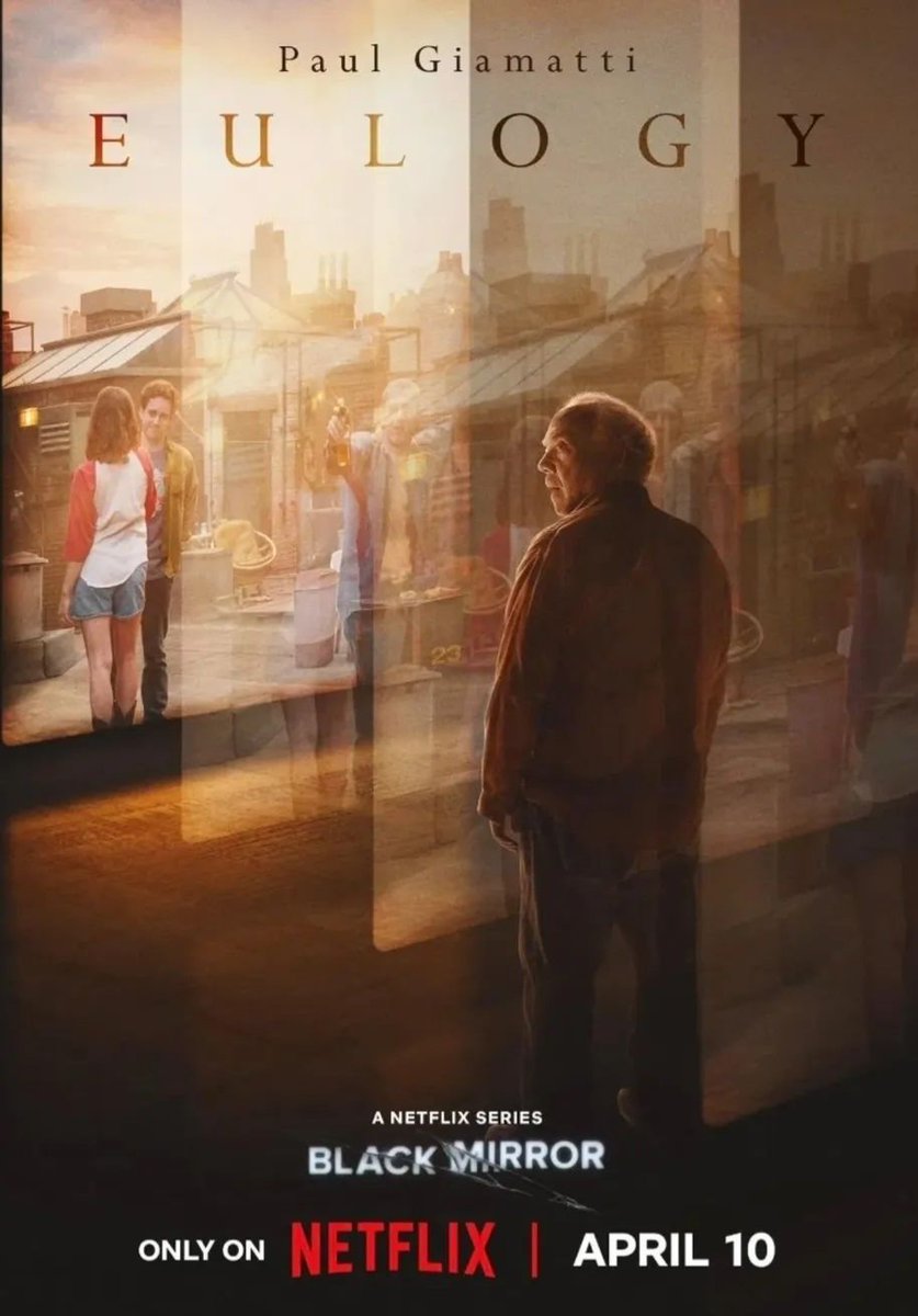 Ain't 1st to say so, but #BlackMirror is #TheTwilightZone for our tech-suffused times 📱. Taking it slow w/ new season, savoring it. #Eulogy w/ #PaulGiamatti is 1 of the most beautiful, heartbreaking, quietly powerful episodes yet 🖤 📸. #CharlieBrooker FTW ✍️ 📺.