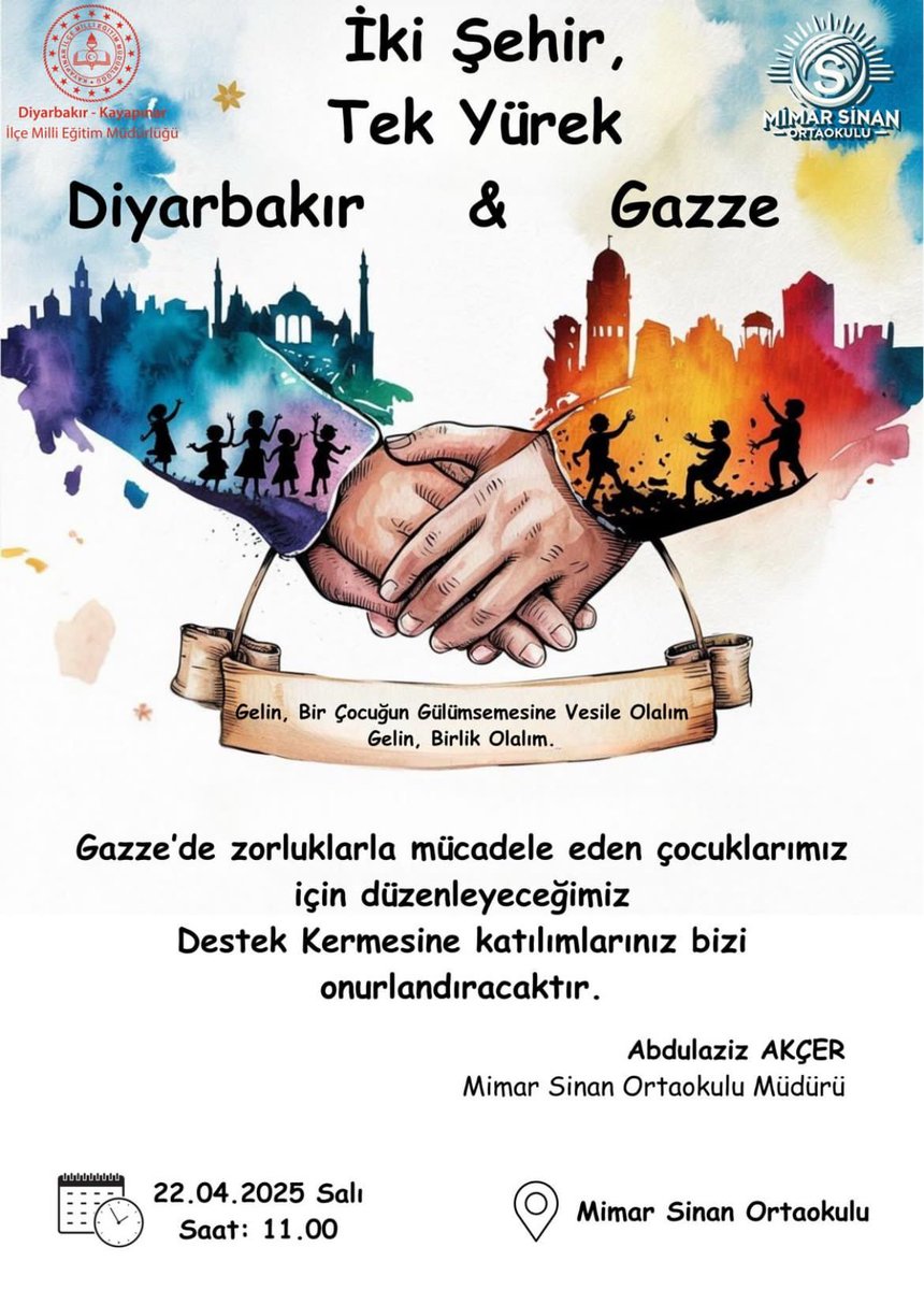 İyilikte Yarışan Kocaman Yürekler: İyi ki Varsınız👏

🇵🇸 🇹🇷 23 Nisan’ın coşkusunu, Gazzeli kardeşleri için iyiliğe dönüştüren; yüreklerindeki merhameti ve umudu paylaşan geleceğimizin teminatı sevgili öğrencilerimizi tebrik ediyoruz.

Bu anlamlı dayanışmada emeği geçen tüm