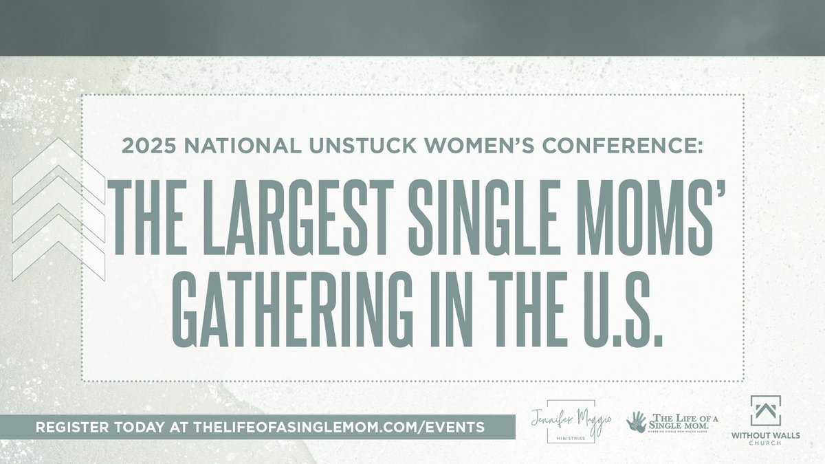 Join in at the LARGEST SINGLE MOMS' GATHERING IN THE NATION! Our annual conference continues to bless and encourage moms as they pour in from across the country to receive a right-now word from the Lord! This year's conference will be no different! 🙌 thelifeofasinglemom.com/2025-unstuck-n…