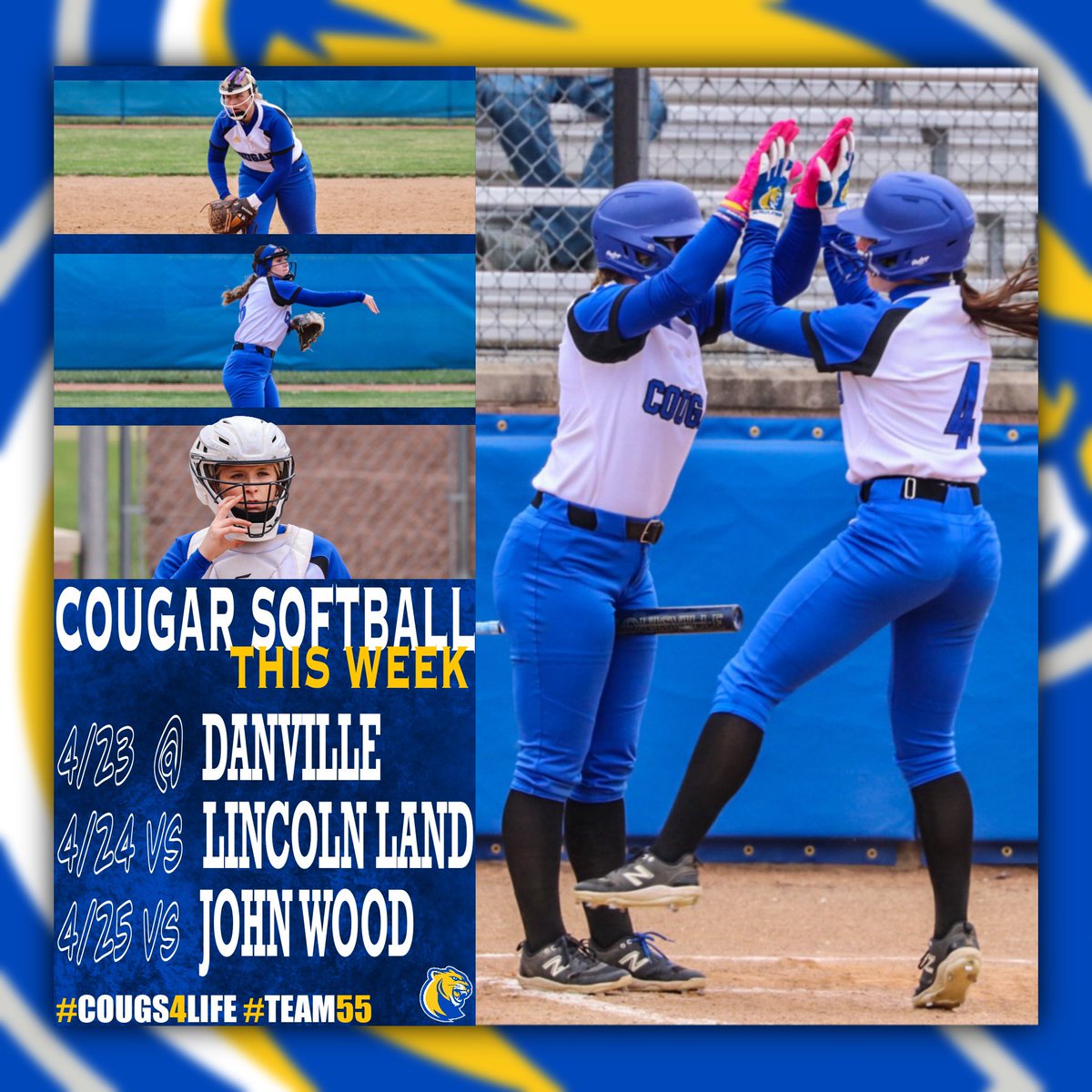 BIG WEEK &amp; LAST REGULAR SEASON WEEK💪🏼

THURSDAY🟰SOPHOMORE DAY
FRIDAY🟰INCLUSION GAME

#cougs4life
#team55