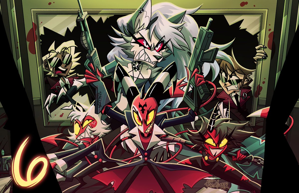 Favorite episode of the whole show :3 i hope i did it justice, ft. Forcefully included agents because they're the lights of my life‼️

#helluvaboss #HelluvaBossFanart