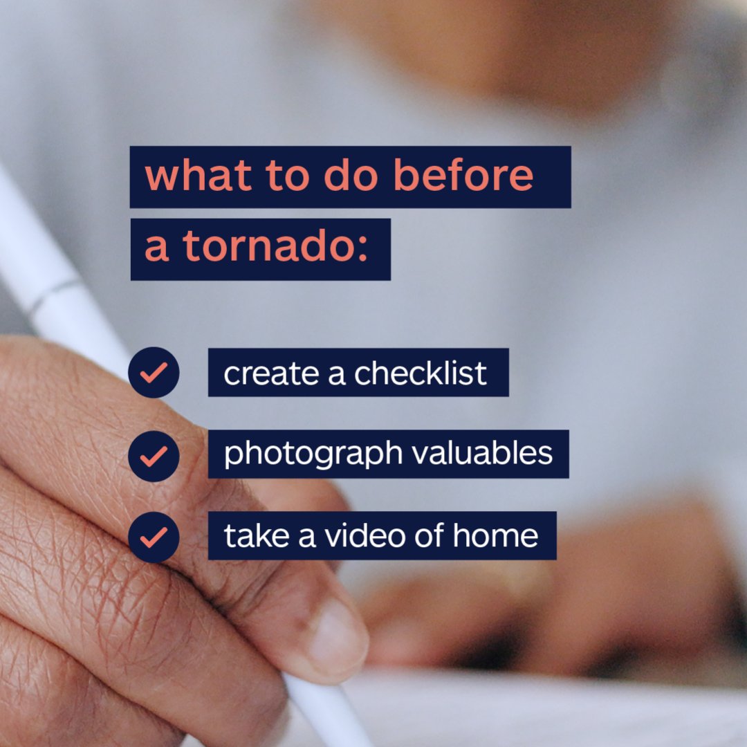DoubleCover2's tweet image. Preparing your home for a tornado will make filing a potential claim go that much smoother. Our agency is here to help.
