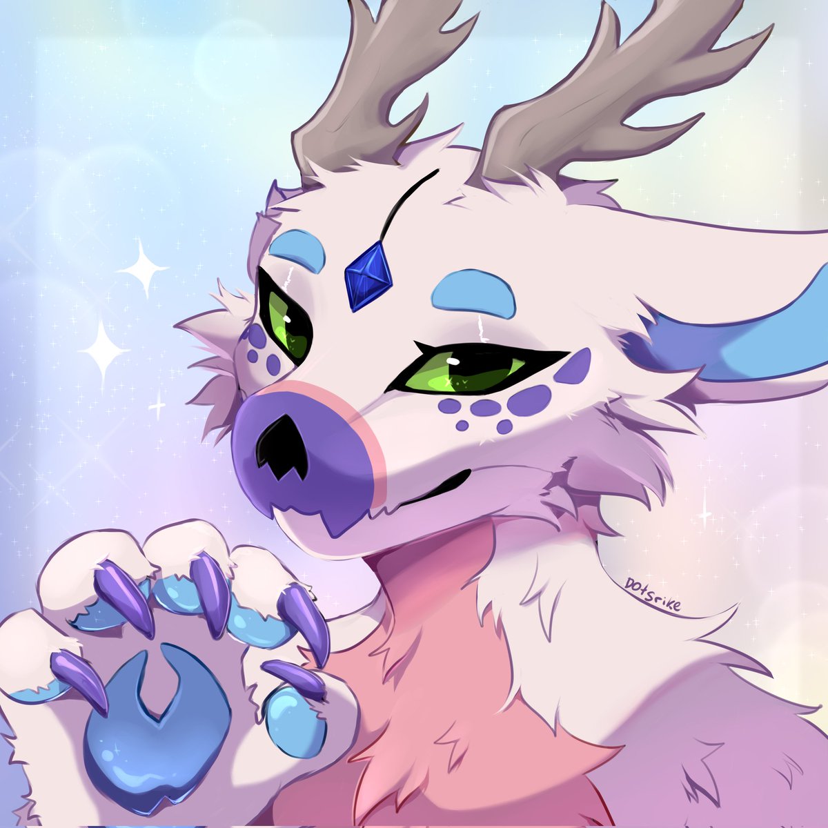 RedeemedWendigo's tweet photo. Commi by Dotsrike tksm!! 💖 Look at her, she's so gorgeous 😭✨ https://t.co/zVHp9cdhVM