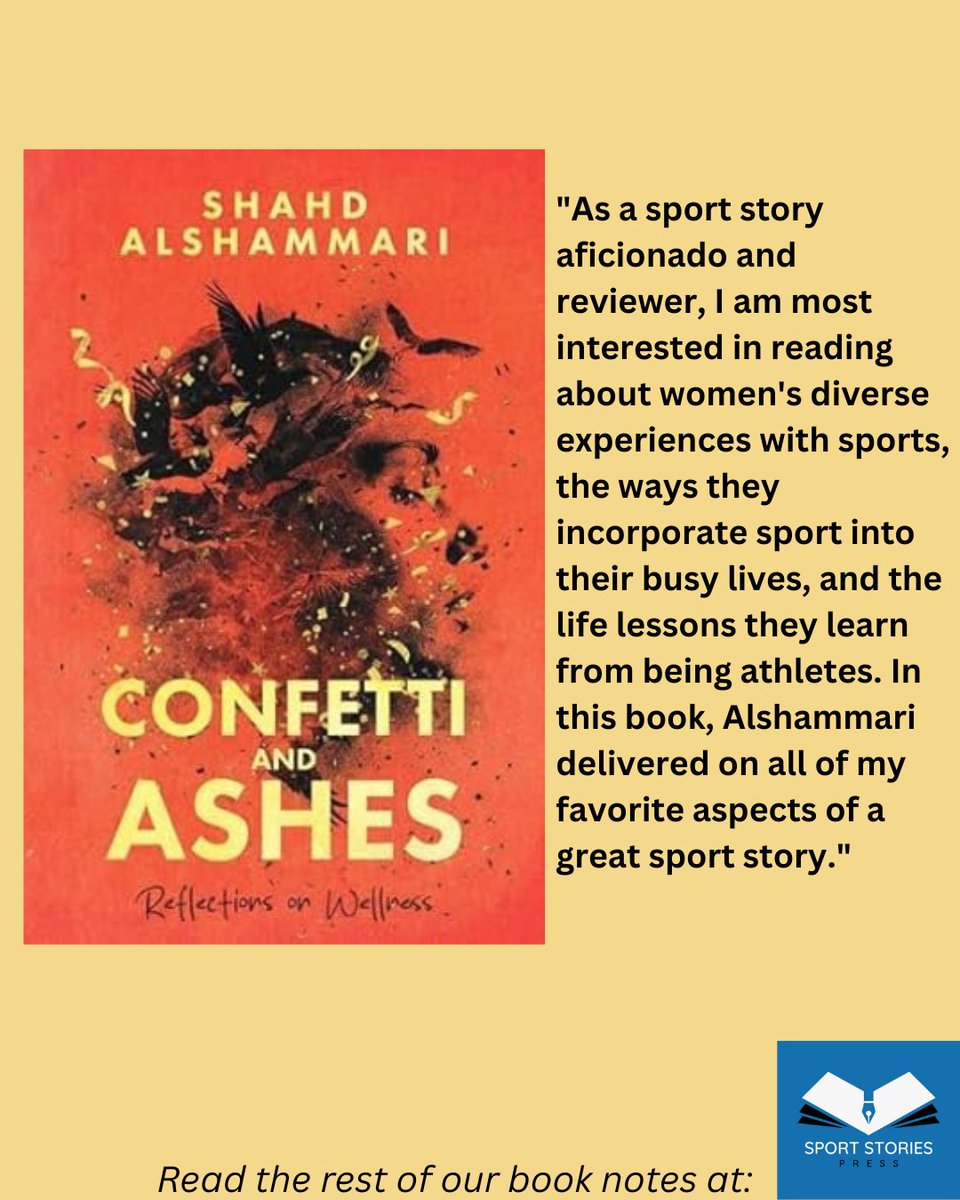 I am most interested in reading about women's diverse experiences with sports, the ways they incorporate sport into their busy lives, and the life lessons they learn from being athletes. In this book, Alshammari delivered on all of my favorite aspects of a great sport story.