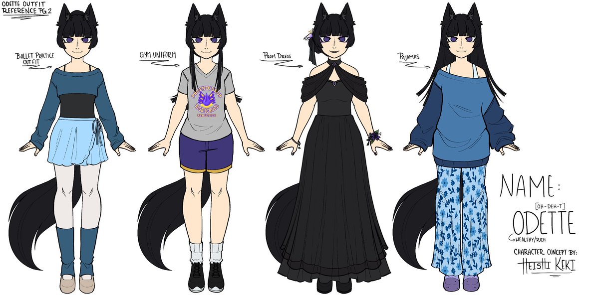 I finally finished Odette’s outfit references for my Garcia comic! I really like how these turned out!🥰🤭💙

#aphmau #aphtwt #aphmaufanart #aphmauoc #originalcharacter #garciacomic #aphmauodette #phoenixdrophigh