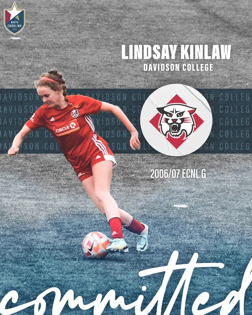 Another college committed senior! <a href="/lindsayk2025/">Lindsay Kinlaw</a> will be attending <a href="/DavidsonCollege/">Davidson College</a> <a href="/DavidsonWSoc/">Davidson Women's Soccer</a> to further her education and play college soccer ❤️🤍! All the best Lindsay!