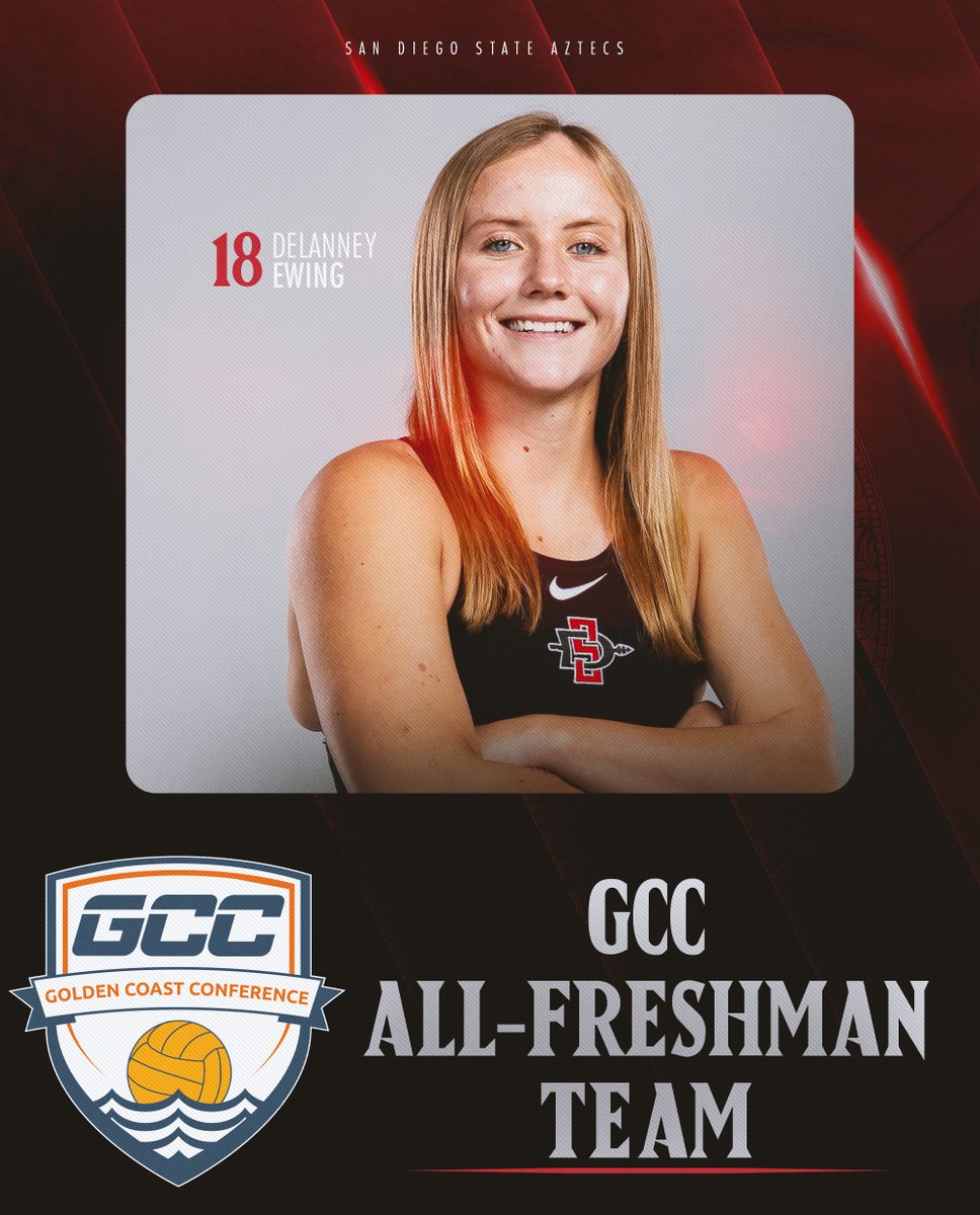Congrats Delanney on being named to the GCC All-Freshman Team. #GoAztecs