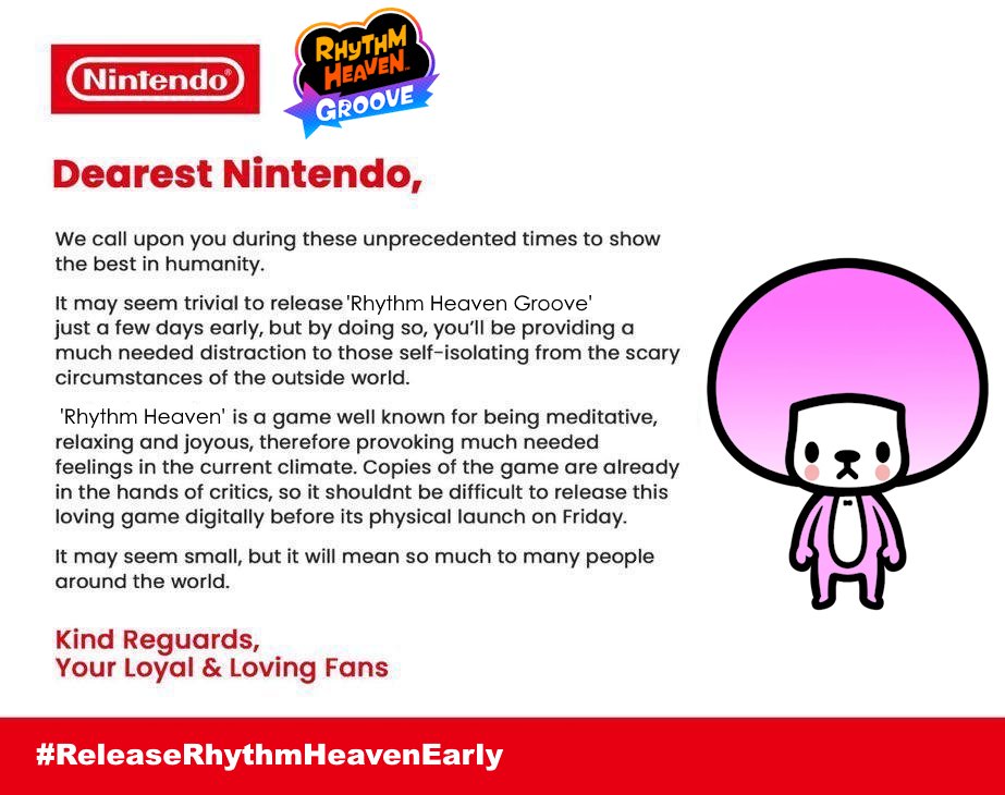 Days Since The Last Rhythm Heaven Game tweet media