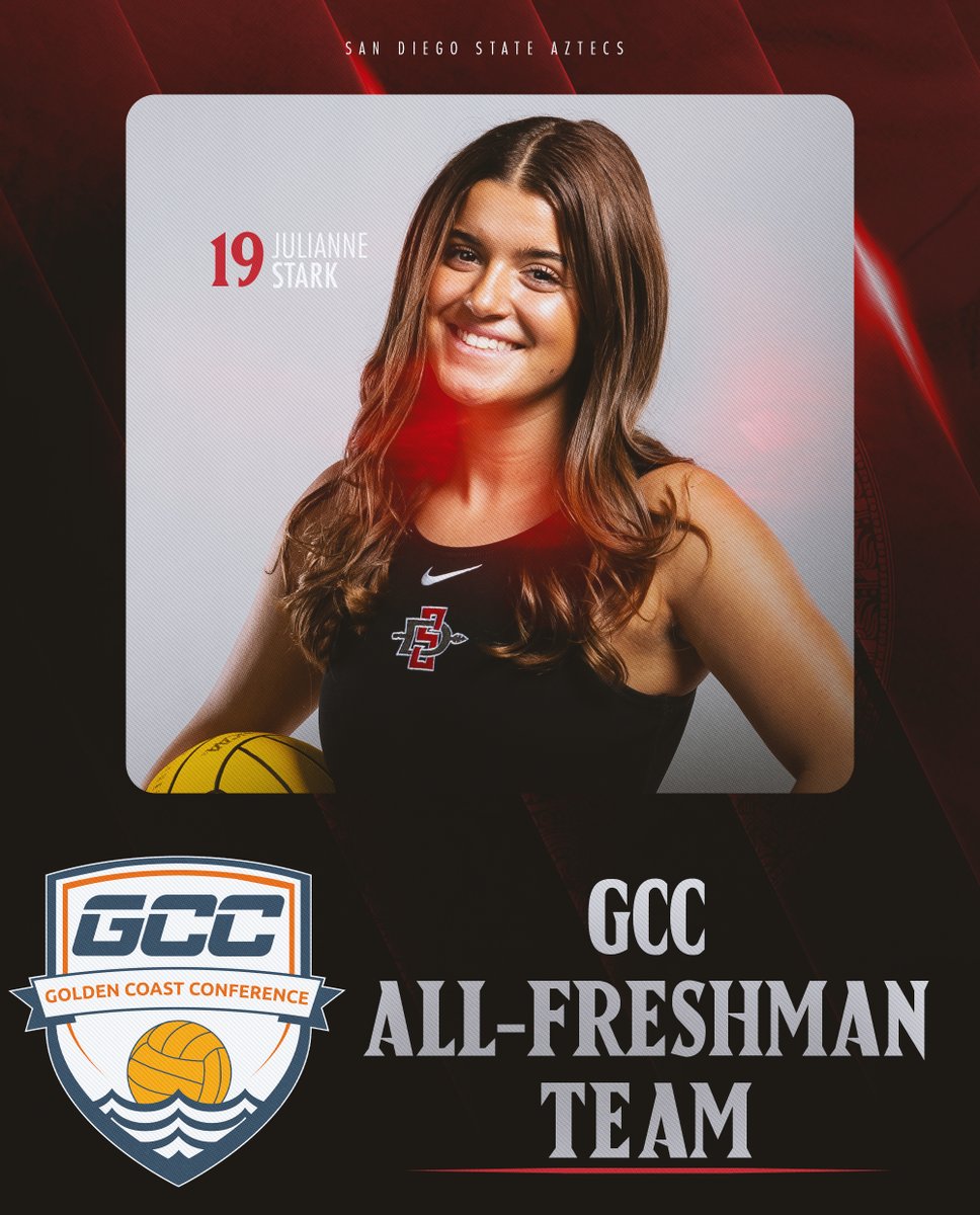 Congrats Julianne on being named to the GCC All-Freshman Team. #GoAztecs