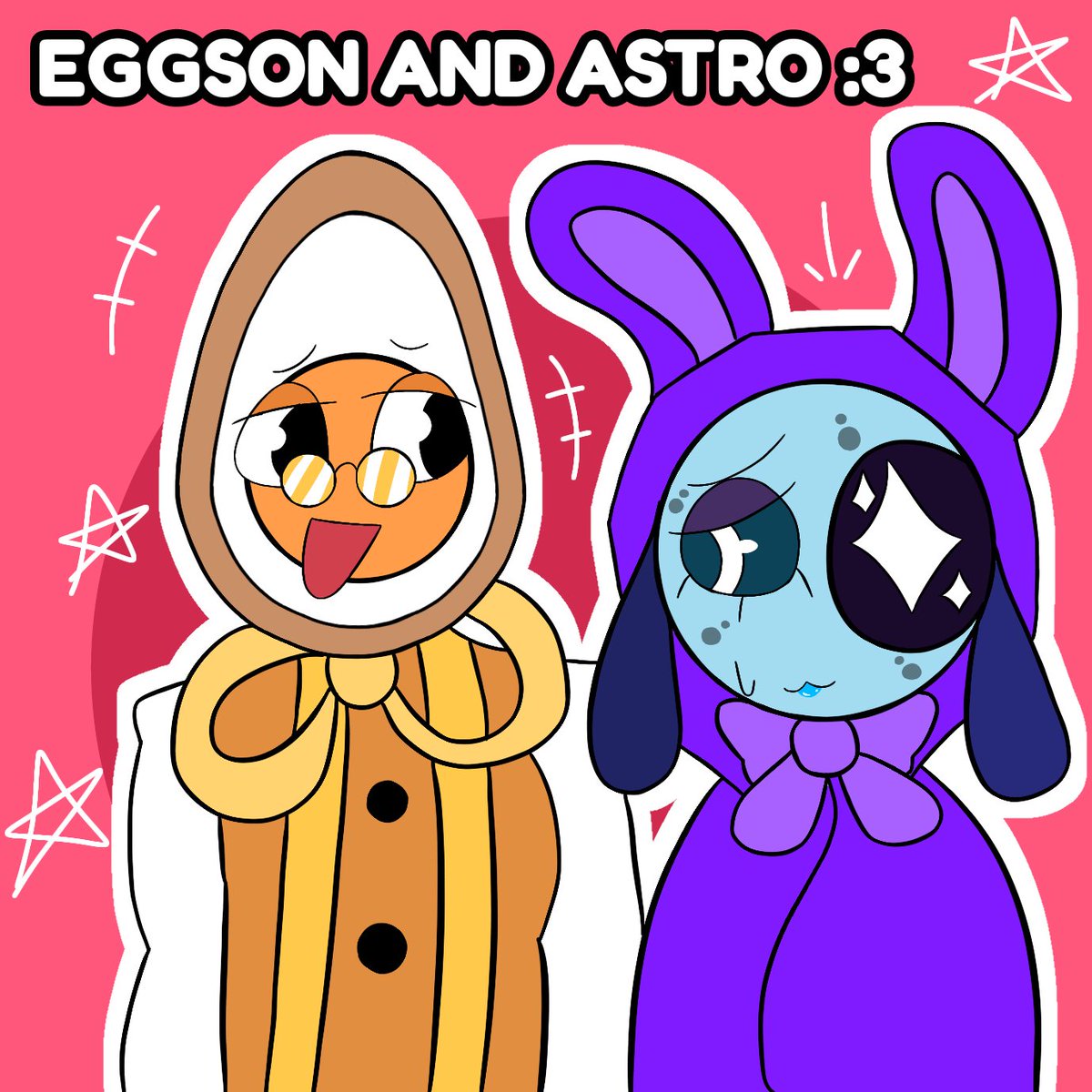 MoonflowerFan23's tweet photo. #dandysworldfanart #eggson #AstroNovalite 

I forgot I drew this on the day of the update!!!(NOT A SHIP) https://t.co/Zbr3MYl4Kg