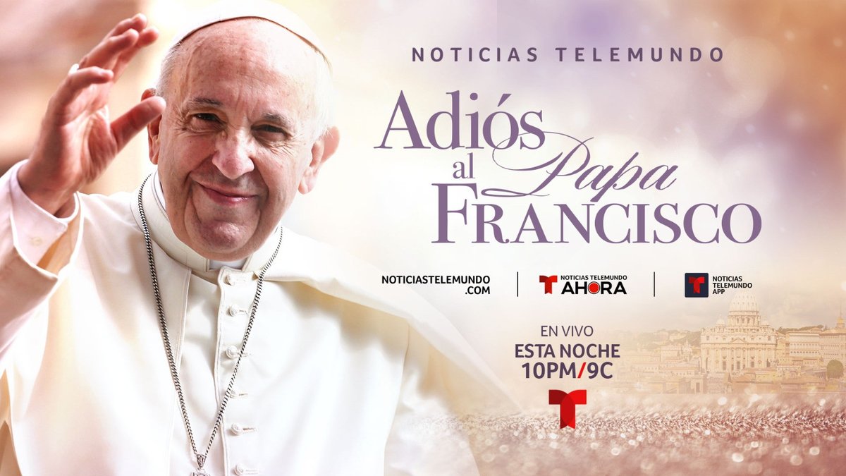 📌 Programa especial: <a href="/TelemundoNews/">Noticias Telemundo</a> recuerda al primer papa latinoamericano, el papa Francisco, tras su fallecimiento. 

ESTA NOCHE, lunes 21 de abril a las 10PM/9C.