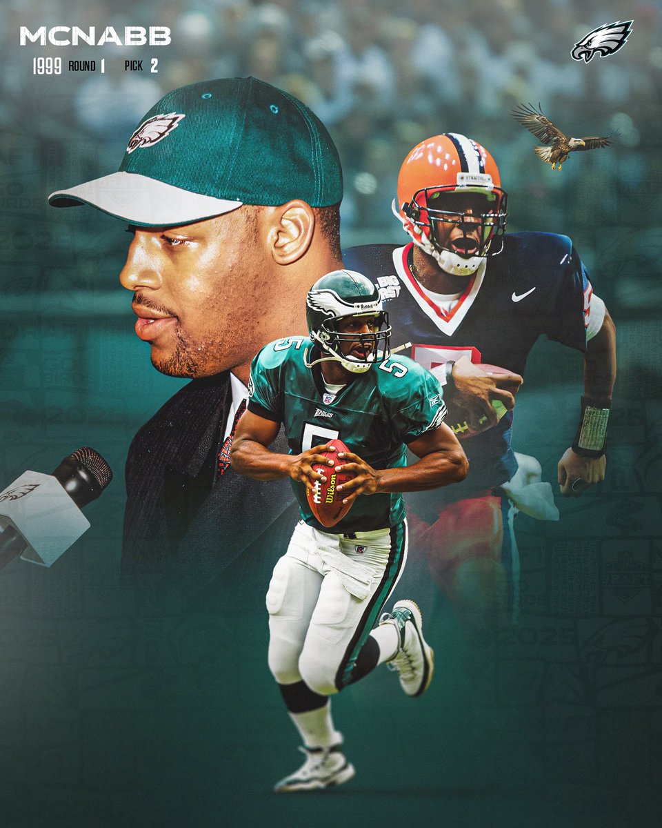 Philadelphia Eagles (@eagles) on Twitter photo The Eagles all-time leading passer and 3x Big East Offensive Player of the Year🍊🦅
There's a reason #5 is retired at Syracuse & here in Philadelphia.
<a href="/donovanjmcnabb/">Donovan McNabb</a> | <a href="/CuseFootball/">Syracuse Football</a> The Eagles all-time leading passer and 3x Big East Offensive Player of the Year🍊🦅
There's a reason #5 is retired at Syracuse & here in Philadelphia.
<a href="/donovanjmcnabb/">Donovan McNabb</a> | <a href="/CuseFootball/">Syracuse Football</a>