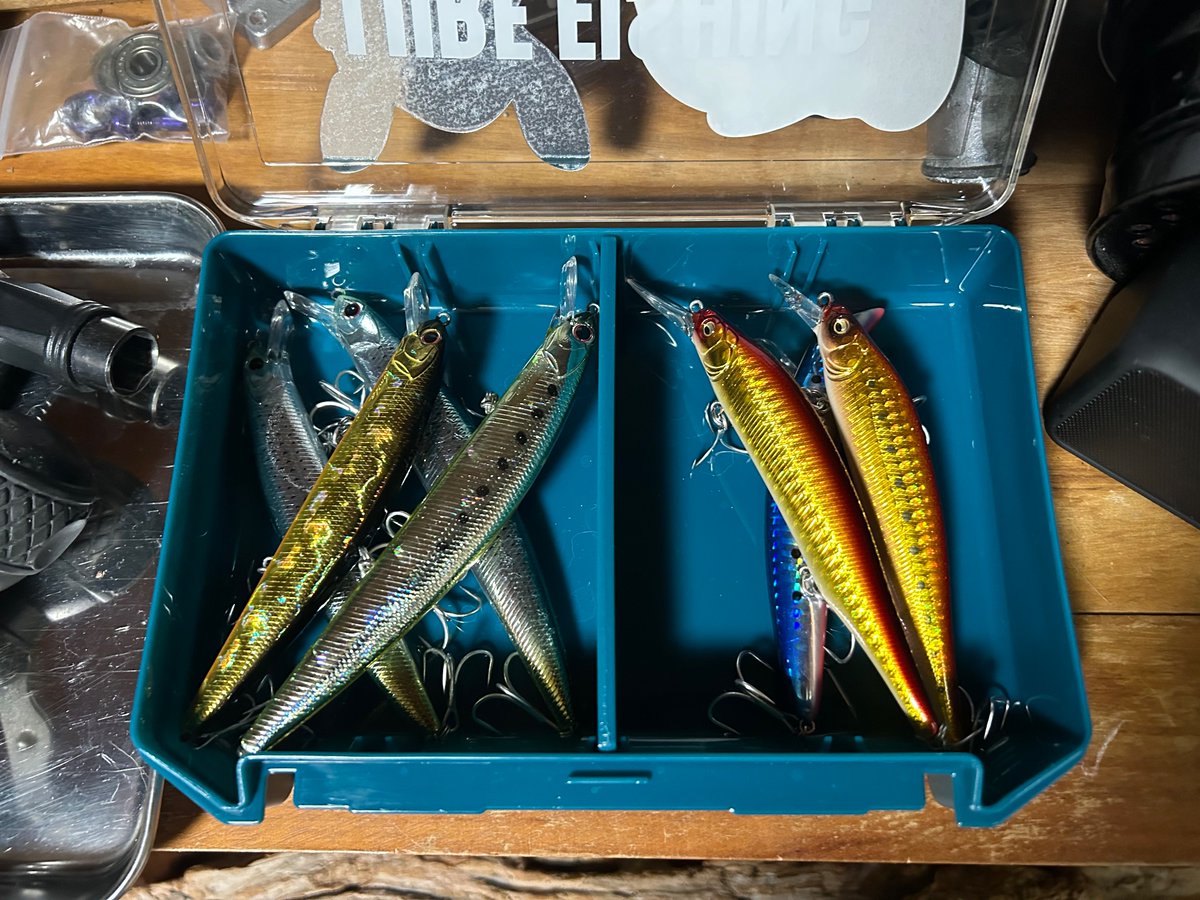 釣竿とリールは持ってません