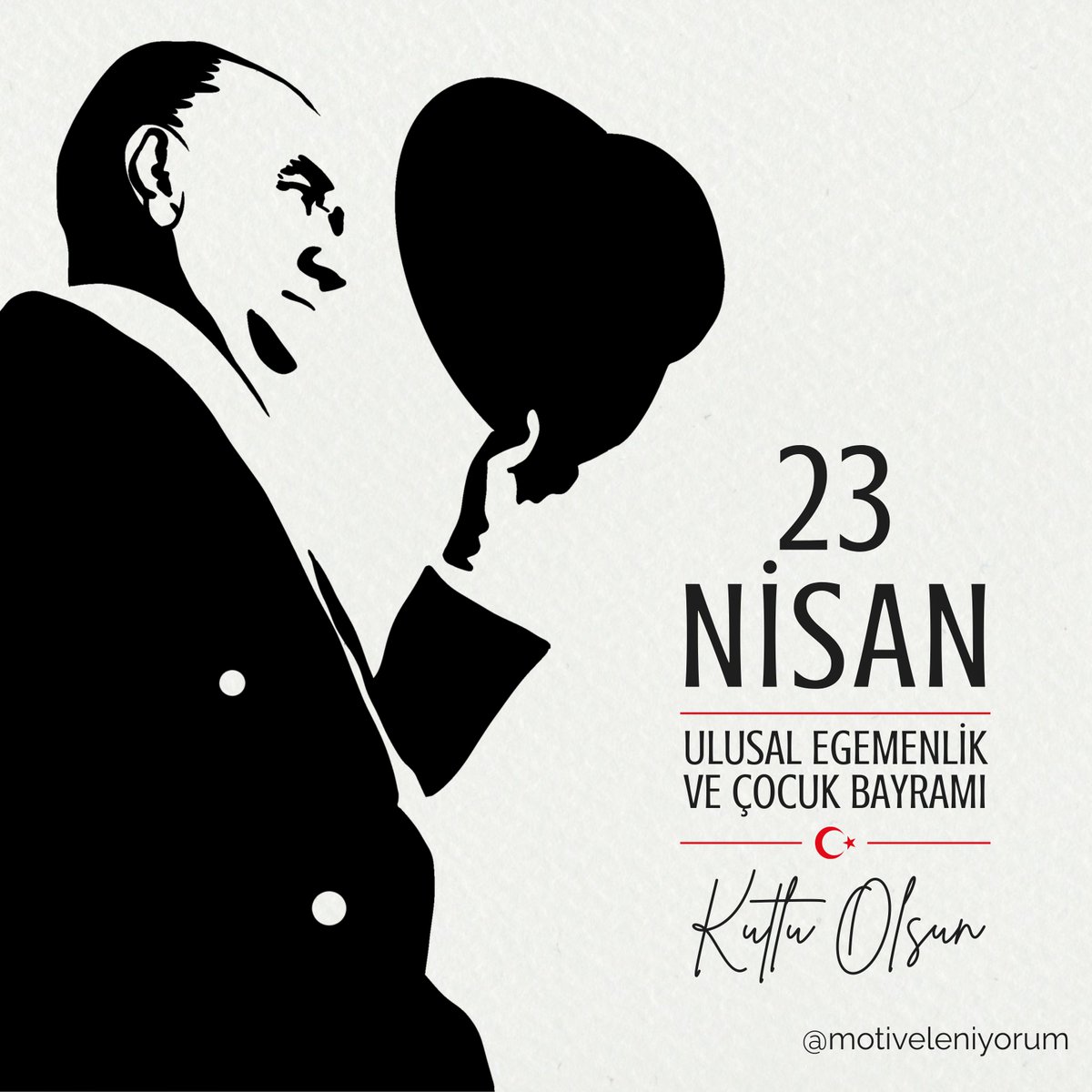 "Egemenlik, kayıtsız şartsız milletindir." — Mustafa Kemal Atatürk

Bu 23 Nisan, çocuklarımız için ne diliyorsun? #Motivasyon #23Nisan