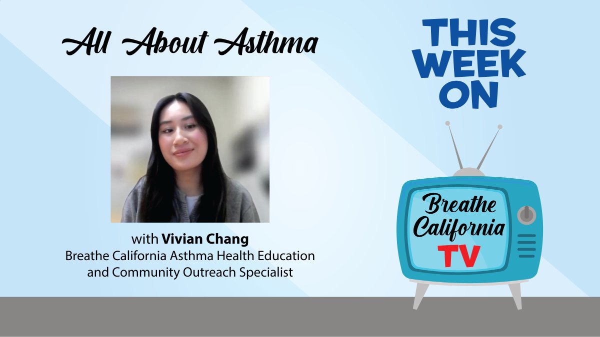 BreatheCAGGPHP's tweet image. In this episode, Vivian Chang shares about #asthma and Breathe California’s #programs to support and educate the community, including home visits, #presentations and meetings, and Camp Superstuff – a free, in-person #camp for #kids6-12. Watch now at bit.ly/BreatheTV