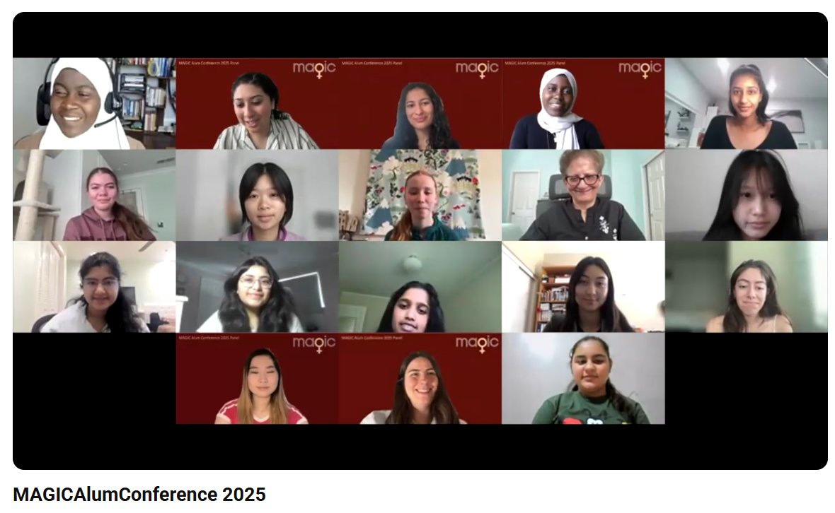 🎉 First-Ever MAGIC Alum Conference Kicks Off a New Tradition. With 20+ attendees spanning alums, current mentees, and Board members, the energy was electric. With nearly 400 alums across 15+ years, MAGIC is excited to make this an annual tradition!
🎥 youtube.com/watch?v=AnbcXP…