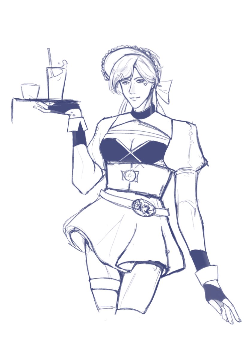 Dante needs money💰
（artwork from febuary.?)
#dmc #DMC3 #maid #Dante #DevilMayCry3 #DevilMayCry #artwork #art #money #givememoney
