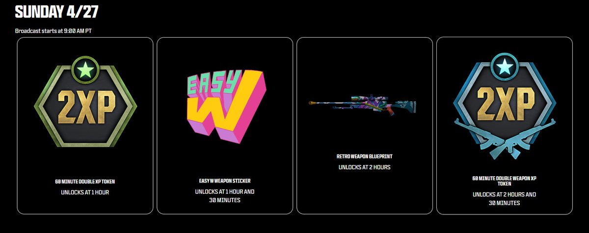 CamoFlaugeAk47's tweet image. New #CallofDuty x #CODLeague Rewards!

4/24 - 4/27 9am PT (1:30pm ET) 

youtube.com/@CODLeague