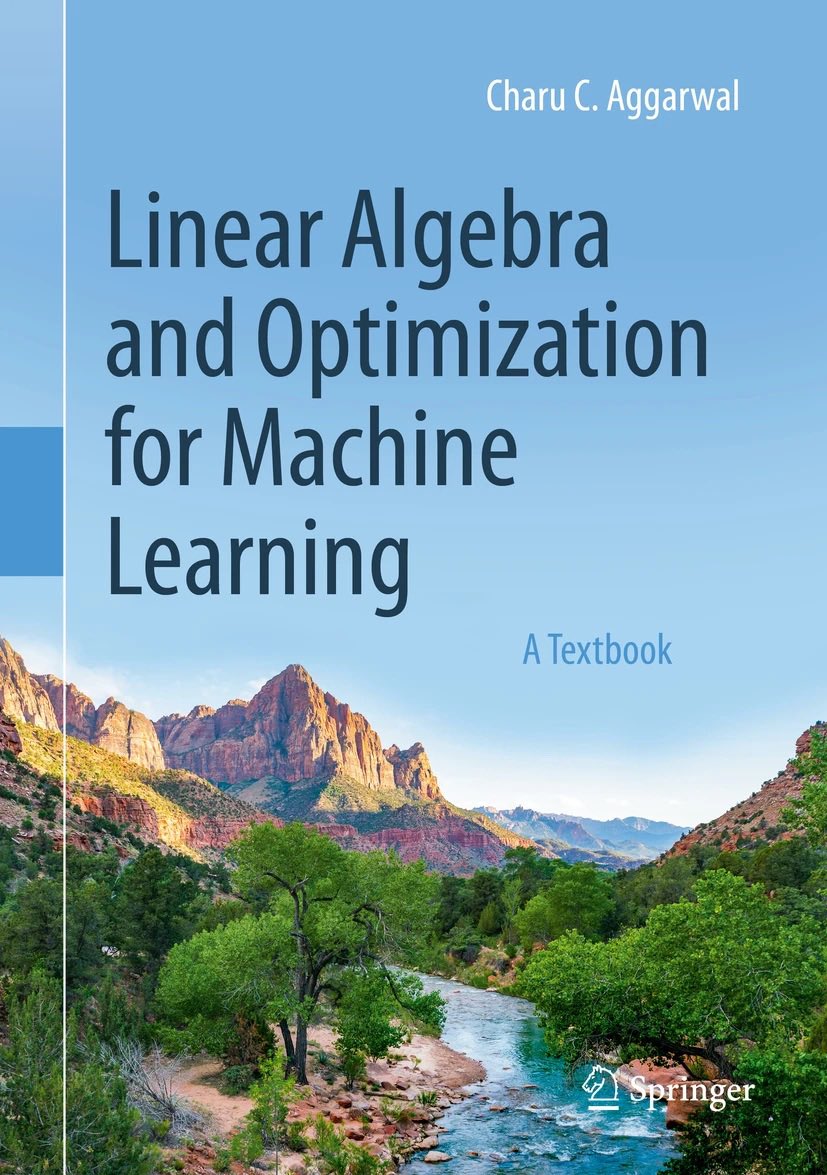 HamptonLibrary's tweet image. Linear Algebra and Optimization for Machine Learning: