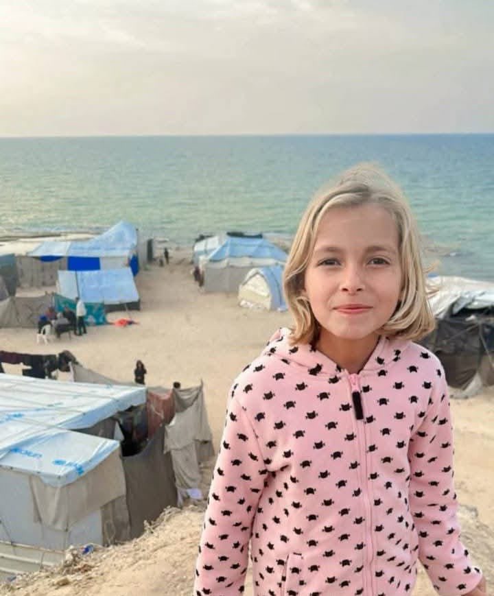 Her name was Iman Sabri Harb and she was murdered by Israel while playing with her siblings 

Your US tax dollars at work