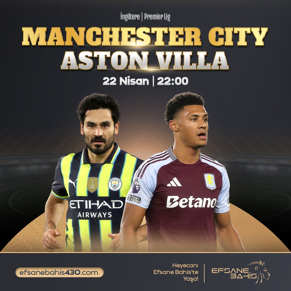 Efsane Bahis'le Salı Bülteninde Efsane Karşılaşmalar Sizlerle!

 ⚽️#Konyaspor - #Galatasaray
⚽️#ManchesterCity  -  #AstonVilla

 Efsane Oranlarla Bahis Almak İçin:efsanebahis430.com