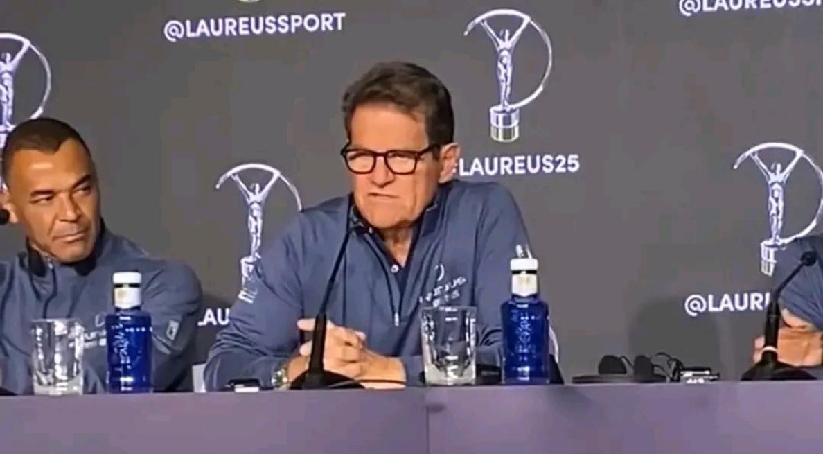 فابيو كابيلو: "لا أعتقد أن لامين يامال قادر على الوصول إلى مستوى ميسي أو مارادونا، لأنهما كانا يتمتعان بعبقرية هائلة."

"سيصبح نجمًا في المستقبل، وقد يفوز بالكرة الذهبية، لكنه لا يمتلك العبقرية التي كانا يمتلكانها."

"إنه نجم، لاعب خارق، لكن عباقرة كرة القدم الحقيقيون، برأيي،