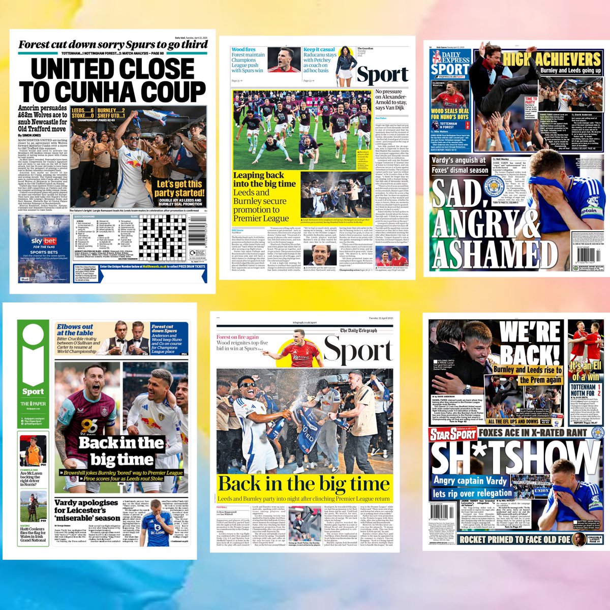 cfbcity_'s tweet photo. Tuesday’s UK newspaper back pages #Sport #BackPages #TomorrowsPapersToday https://t.co/Hw7y3iWjs4