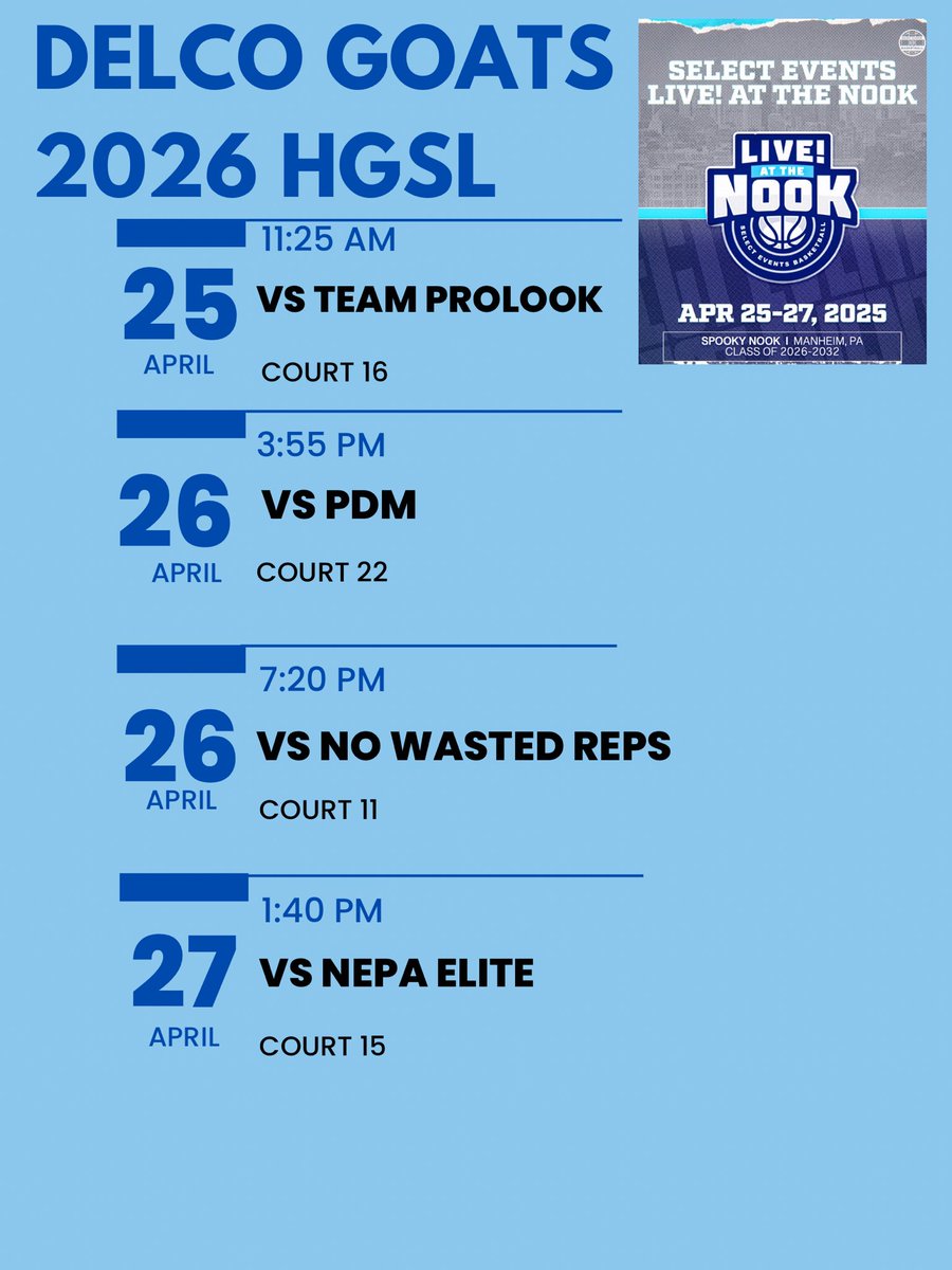 Check out our 2026 HGSL squad this weekend <a href="/SelectEventsBB/">Select Events Basketball</a> Live at the Nook!