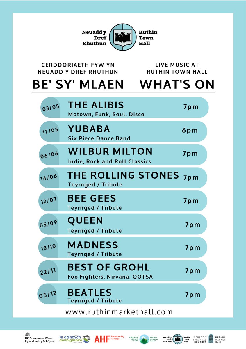 Ruthin Town Hall is a child-friendly music venue! 

🎉 As music lovers, we believe in exposing children to the magic of live music events. 

Our events, unless otherwise stated, are child-friendly, but please note that children must be accompanied by an adult at all times.