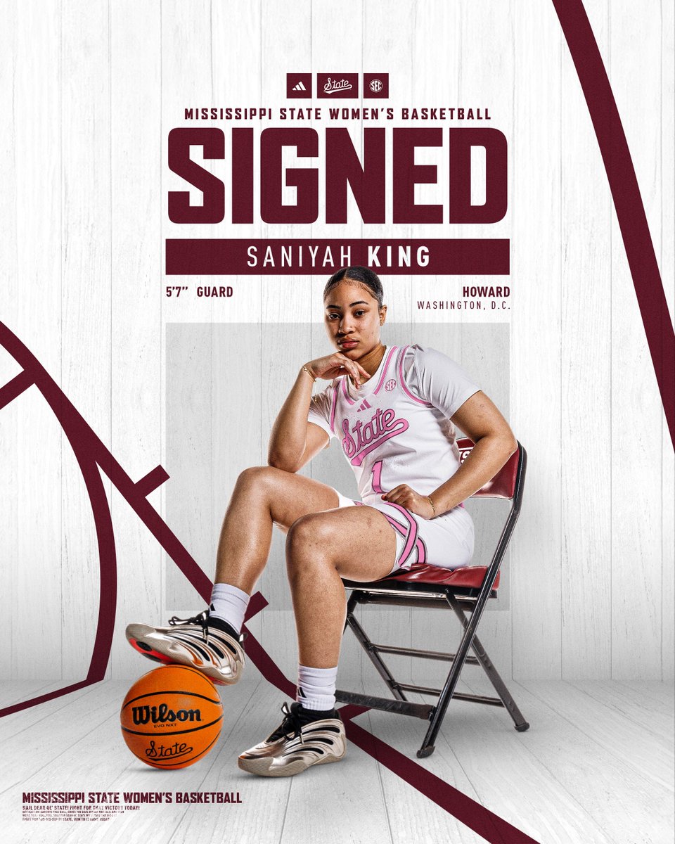 Signed, sealed and delivered 📝

Welcome to Starkville, Saniyah!

#HailState