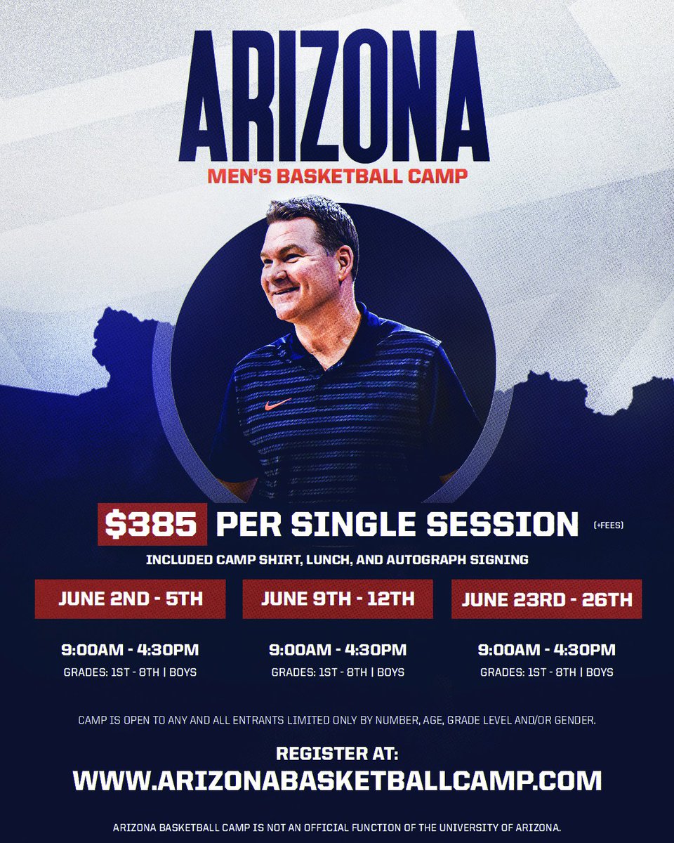 Lock in your spot for camp today!! 

arizonabasketballcamp.com

(Prices increase May 1st)