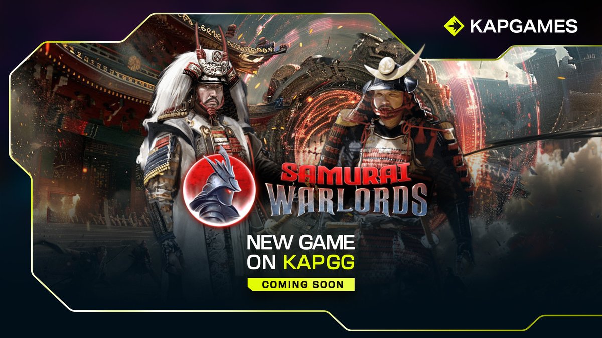 📣 <a href="/SamuraiWarlords/">Samurai Warlords</a> is NOW LISTED on <a href="/KAPGamesGG/">KAP Games</a>

⚔️ Command legendary samurai, conquer feudal Japan, and outsmart your rivals in tactical Web3 warfare.

🛡️ Build NFT-based armies, form alliances, and battle for honor and victory in a player-driven world.

💰 Experience a