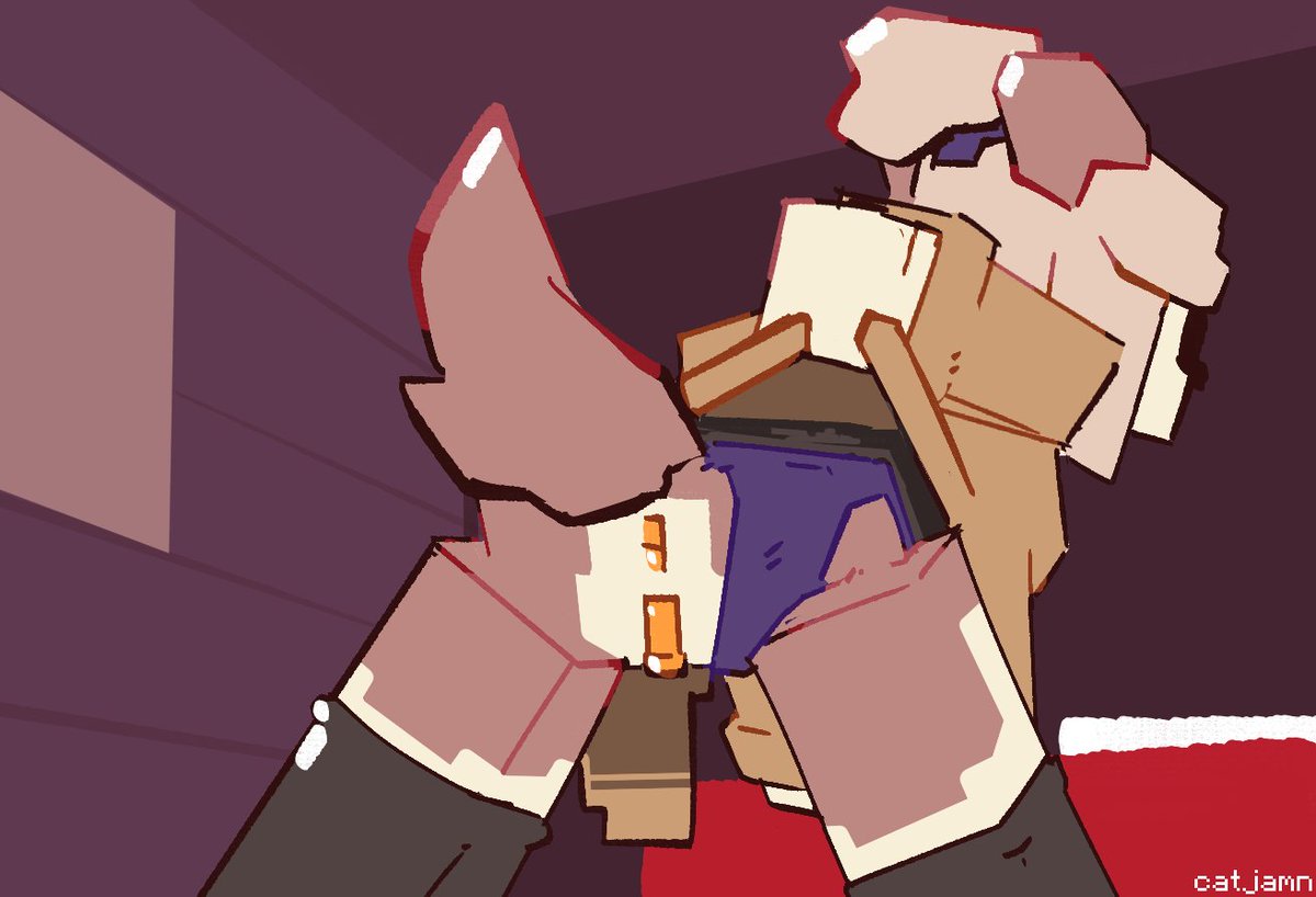 pixelated minecraft doggirl asshole!!!