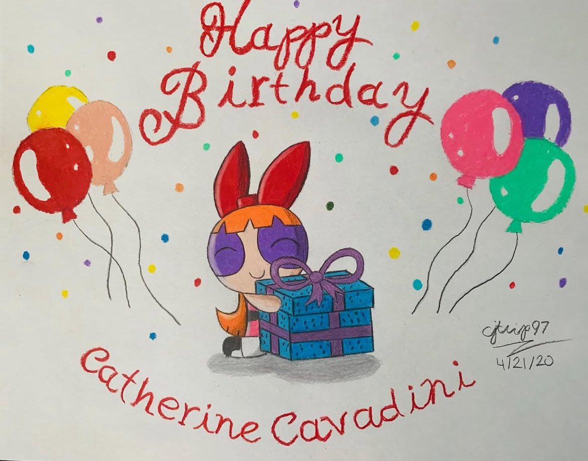 CE2class's tweet image. 🎈🎈Happy Birthday to Cathy Cavadini @CatCavadini the voice of Blossom.🎁🎂#powerpuffgirls #Blossom #cityoftownsville #cartoonnetwork #hannabarbera #craigmccracken #laurenfaust #sugarspiceandeverythingnice #chemicalx