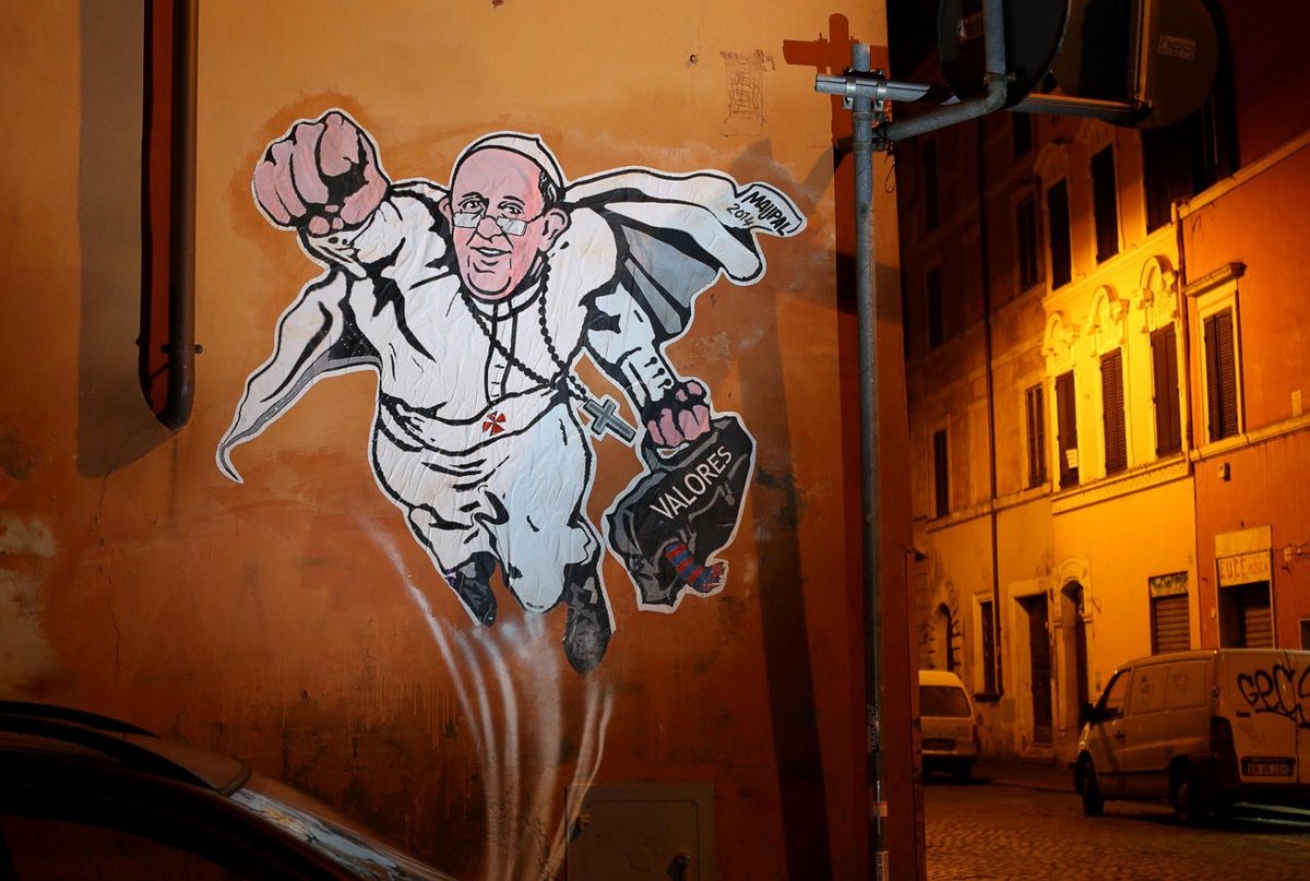 FelSantonastaso's tweet photo. Invece lui, sì lui era una star
Ma tanto non ritornerà.

#PapaFrancesco https://t.co/4ZZhG3GSP1