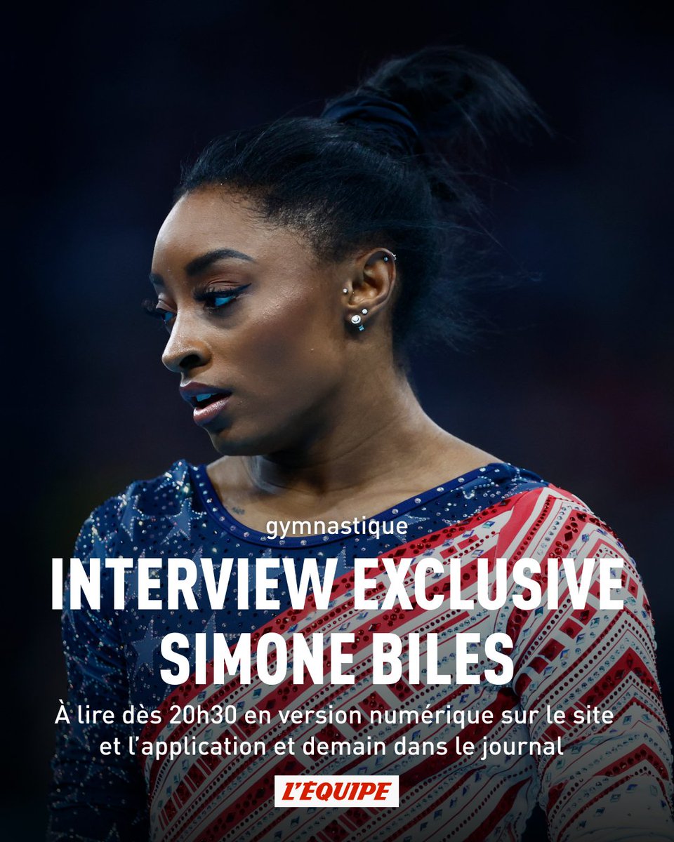 Primée aux <a href="/LaureusSport/">Laureus</a> ce lundi soir, <a href="/Simone_Biles/">Simone Biles</a> a accordé un entretien exclusif à <a href="/lequipe/">L'Équipe</a>, où il est notamment question de santé mentale dans le sport🧠et de la suite de sa carrière.
📍Par Céline Nony à Madrid.
⏰Une interview à retrouver dès 20h30 sur le site et l'appli'!