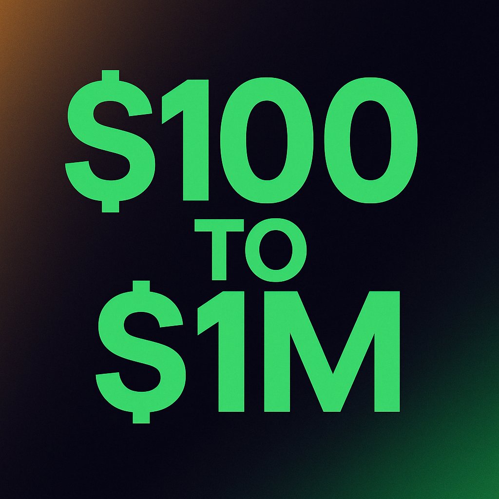 Day 1 of turning $100 into $1,000,000+ by farming airdrops.🪂

No shortcuts. No backroom deals. Everything completely public &amp; on-chain.
Nothing but consistency, research, and the grind. 📝

Here’s the plan 🧵👇