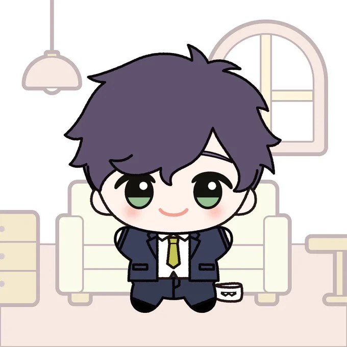 かま彼。の湊音も作ってみましたシロくん愛でてくれ#構わずにはいられない彼。#かま彼。#ちびぐるみメーカー 