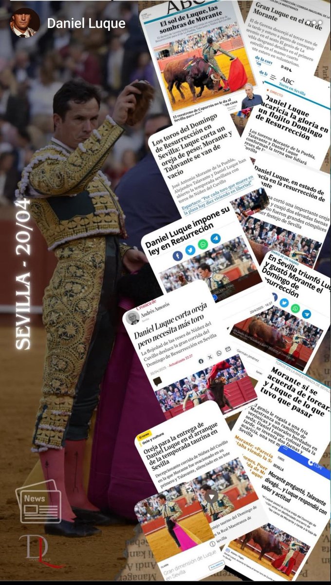 PT DANIEL LUQUE tweet media