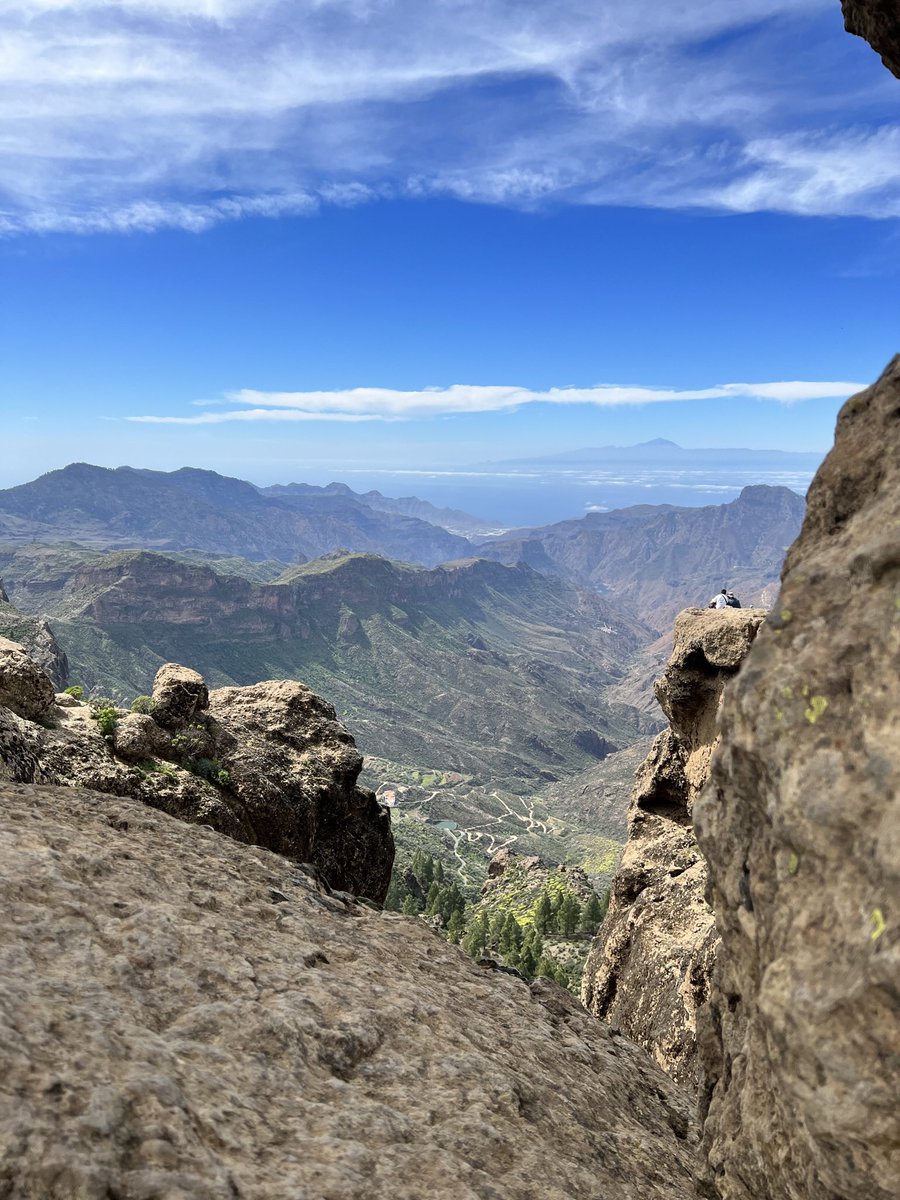 Foldablehanger's tweet photo. Hang where you grow.

Tejeda, Gran Canaria.
A raw, ancient landscape carved by fire.
Ridges and ravines stretch endlessly,
etched by wind, time, and silent volcanoes.
Far below, villages cling to green terraces.
Far beyond, the Atlantic glimmers and Tenerife rises like a distant echo.
The earth breathes here.
And beneath your feet, power sleeps.

We’re made to move. To feel. To find.

#Wanderlust #ScenicViews #ExploreMore