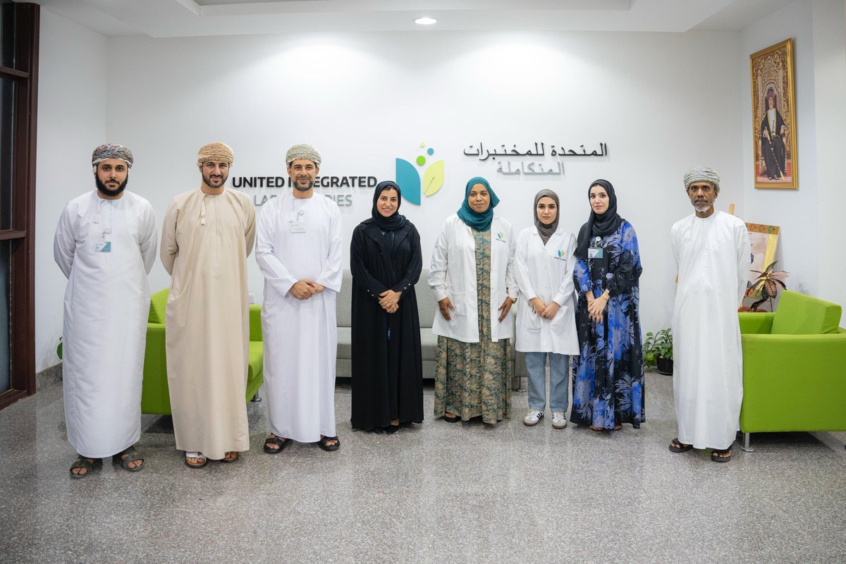 @GSTB_Oman <a href="/BatinahN_gov/">محافظة شمال الباطنة - سلطنة عُمان</a> <a href="/MadaynOman/">مدائن</a> اختتمت سعادة رئيسة الهيئة برنامج #الزيارات_الميدانية بزيارة المتحدة للمختبرات المتكاملة ، والمتخصصة في ضبط سلامة وجودة الأغذية و المنتجات الزراعية و غير الزراعية للاطلاع على الخدمات وتعزيز الدعم والتمكين لها.  
الموقع:
maps.app.goo.gl/ypFo9SFZy4pVzC…

#تمكين_ونمو_مستدام