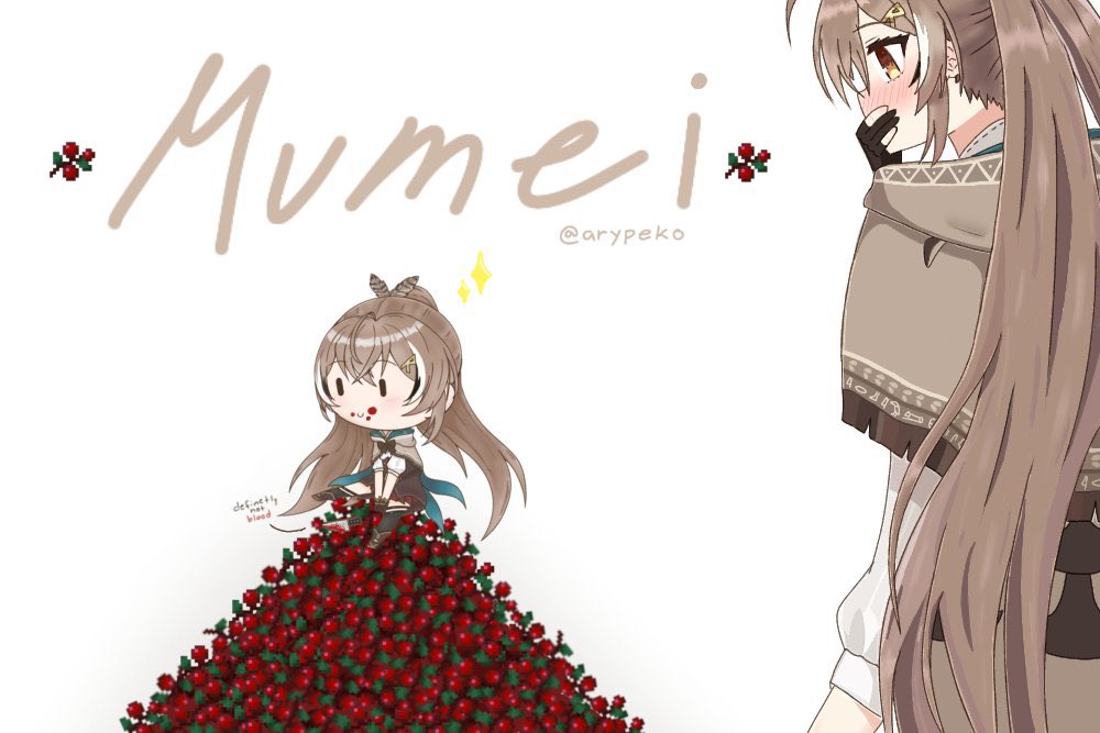 arypeko's tweet photo. 🤎
#drawMEI

Day 5 of creating digital art to make Mumei like my art/post before she graduates🥺 (repost artwork) https://t.co/H7ES2AuT6l