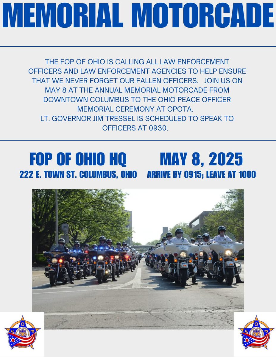 FOP of Ohio (@fopofohio) on Twitter photo Calling all officers and agencies!!! Calling all officers and agencies!!!