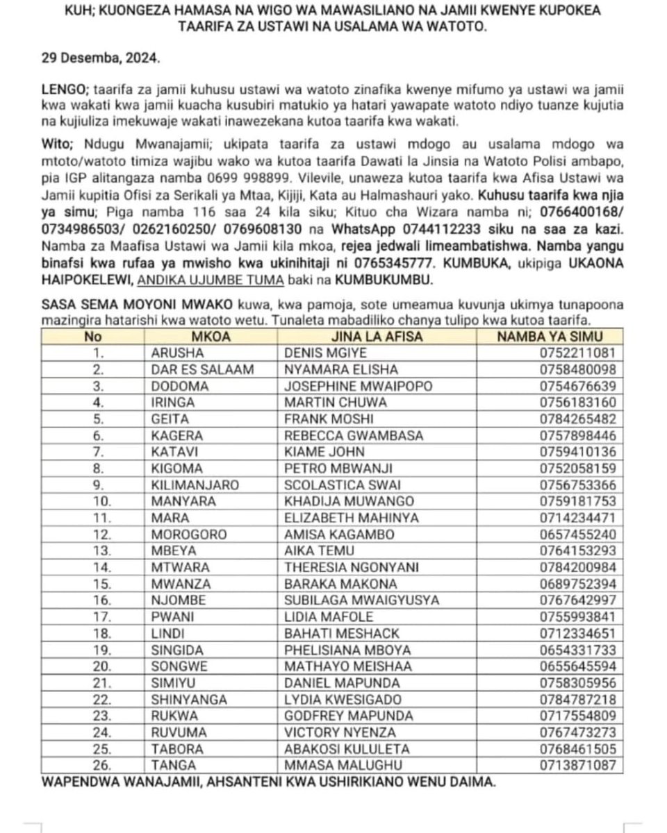 Tunaendelea na Kampeni ya kuondoa watoto waishio mtaani na kudhibiti wengine kuondoka nyumbani kwenda kuishi na kufanya kazi mtaani. Repost tafadhali, ongezea uelewa, okoa mtoto... ✍🏻