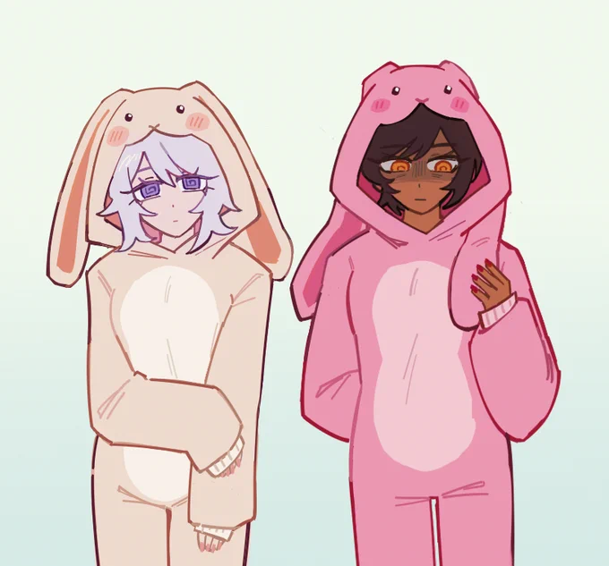 i heard we were drawing characters in bunny suits for easter did i get it right