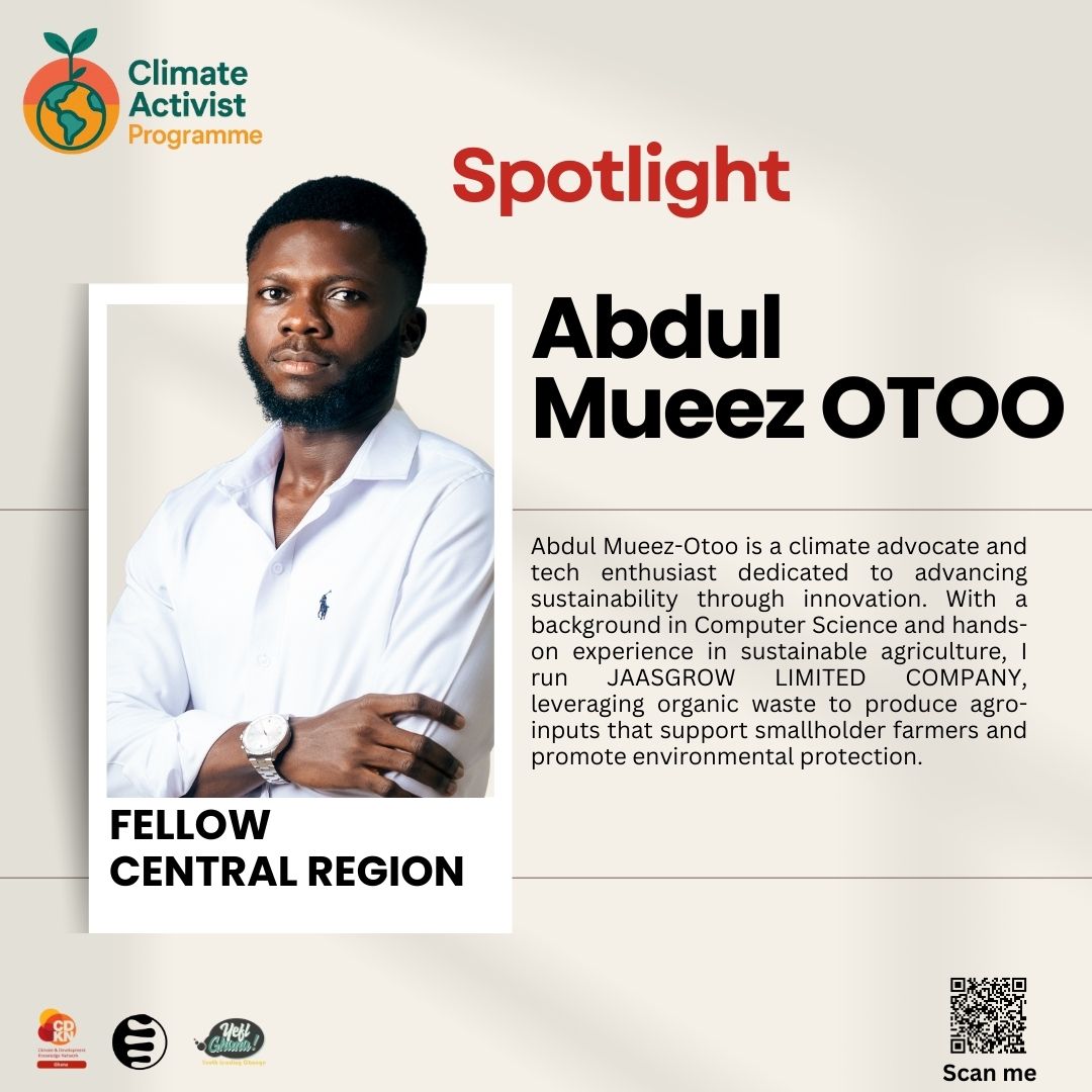 cdknghana's tweet image. Meet the 2025 Climate Activists Fellows!
This year, we bring together bold young changemakers to inspire, lead, and act for climate justice.
Join us as we build capacity and community for lasting impact.

#cdknghana #cdkn #knowledgebrokering  #climateactionnow #cdknCAP25