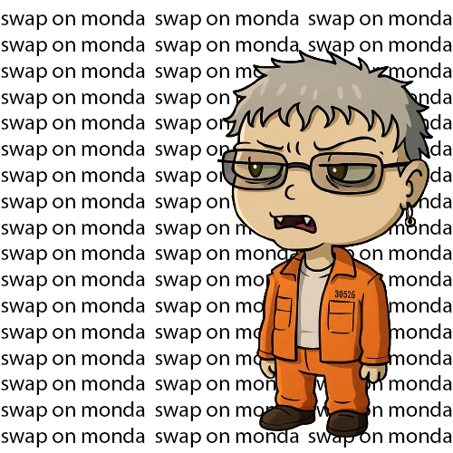 Gnads

BTW, here's what i did today (I have Alzheimer's)

- SWAP ON MONDA
- SWAP ON MONDA
- SWAP ON MONDA
- SWAP ON MONDA
- SWAP ON MONDA
- SWAP ON MONDA
- SWAP ON MONDA
- SWAP ON MONDA
- SWAP ON MONDA
- SWAP ON MONDA

What was the question again? @mondafund