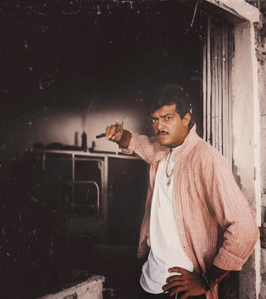Titus300000's tweet photo. Vintage look #GBUBlockbuster #PopeFrancis #AjithKumar #GBU #ThalaOnTrack https://t.co/0vw37wTE3n