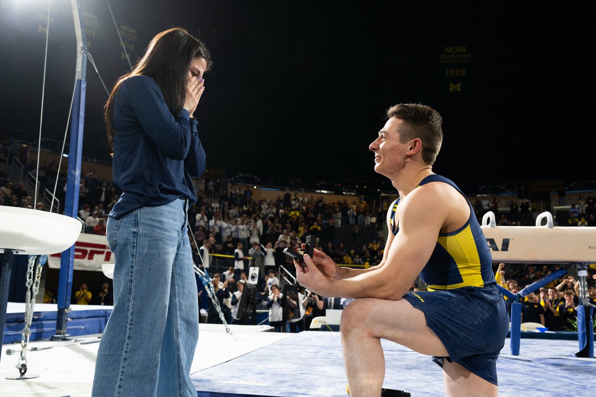 We are so incredibly happy for Reyna and Paul! Congrats to you both! 

#GoBlue 〽️
